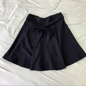 Black skater skirt